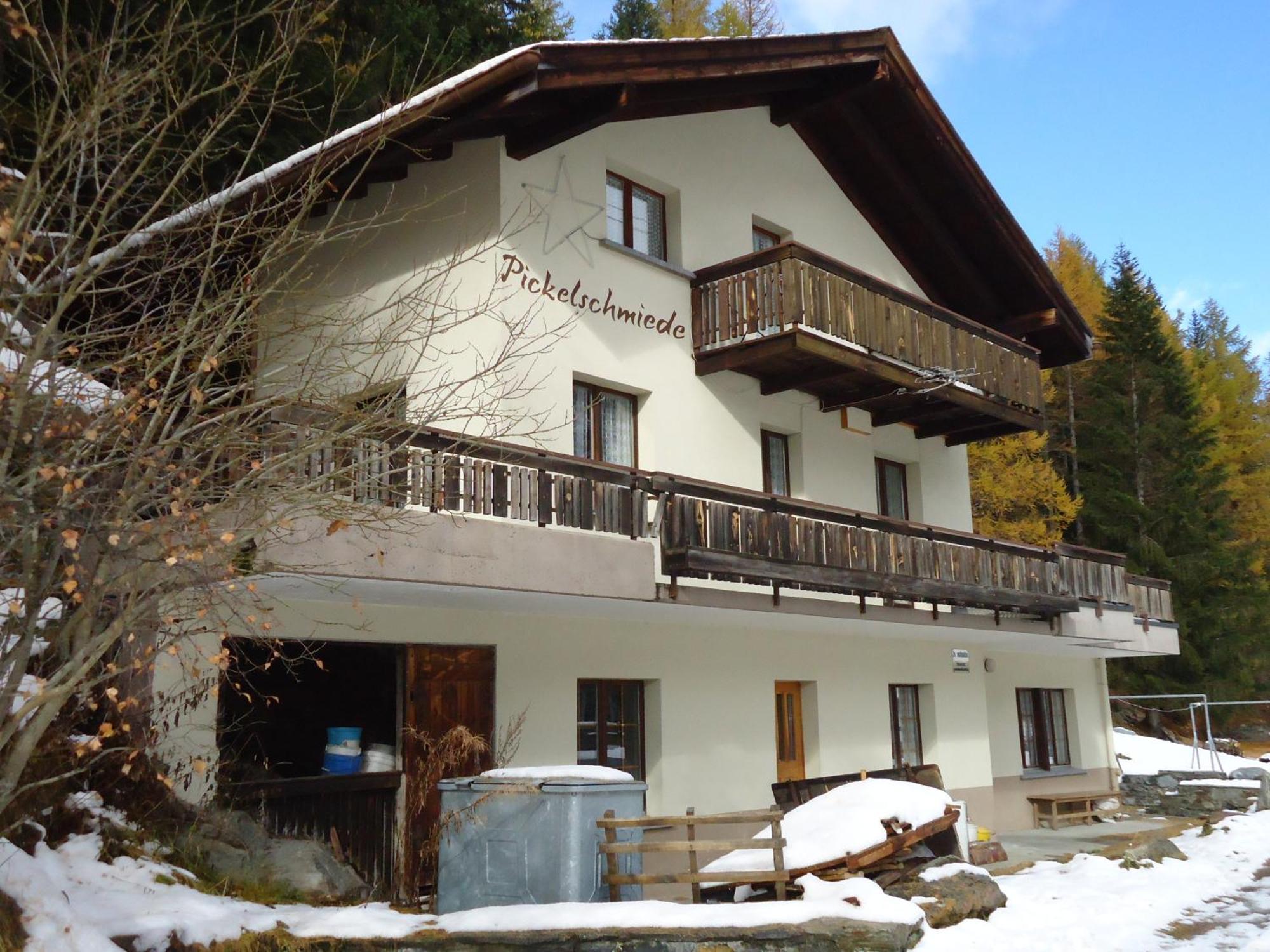 Ferienwohnung Haus Pickelschmiede Saas-Grund Exterior foto