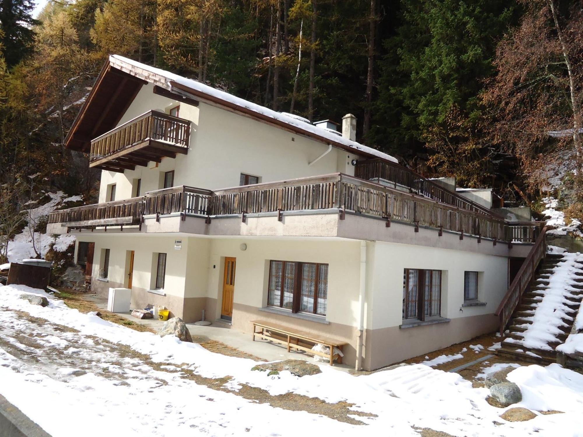 Ferienwohnung Haus Pickelschmiede Saas-Grund Exterior foto