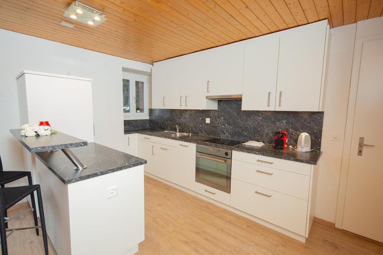 Ferienwohnung Haus Pickelschmiede Saas-Grund Exterior foto